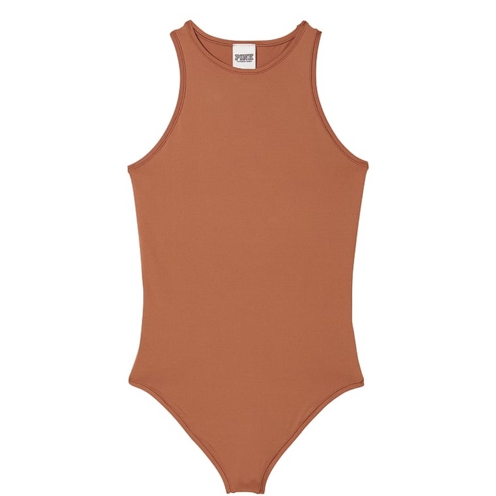 PINK Victoria’s Secret Base Stretch High-Neck Bodysuit